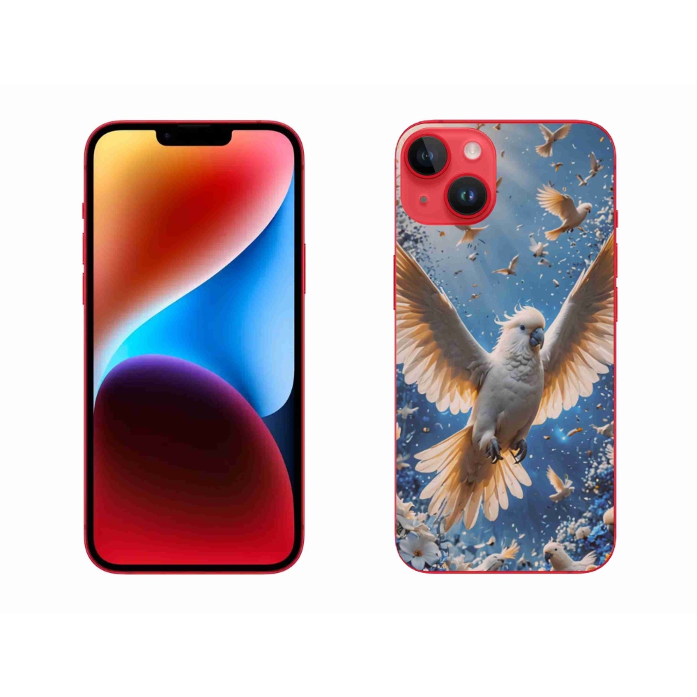 Zselés borítás mmCase iPhone 14 Plus készülékhez - papagáj kakadu