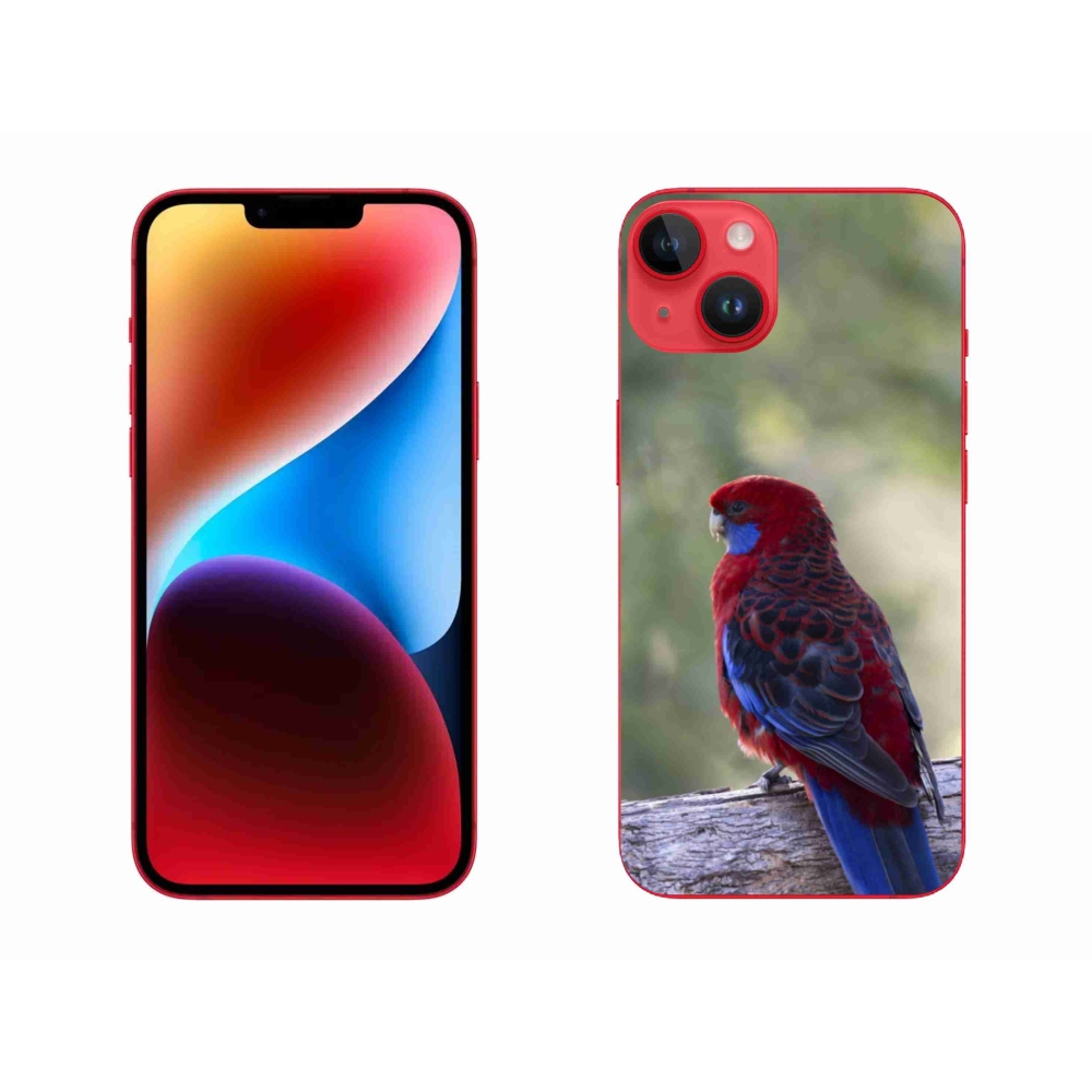 Zselés borítás mmCase iPhone 14 Plus készülékhez - papagáj rózsaszínű