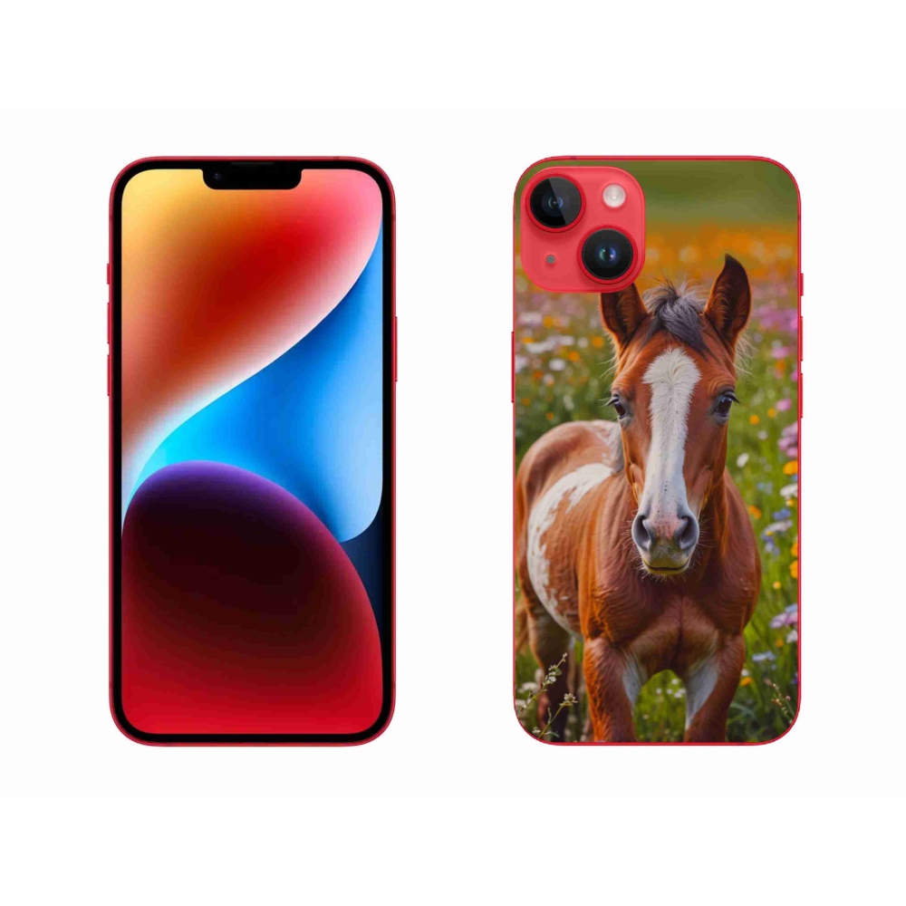 mmCase gél tok az iPhone 14 Plus-hoz – aranyos csikó