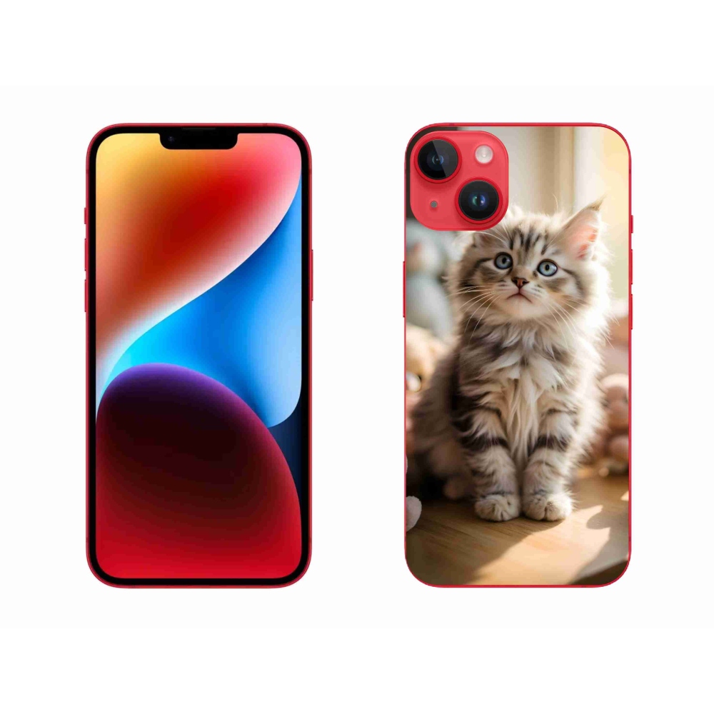 mmCase gél tok az iPhone 14 Plus-hoz – aranyos cica 10