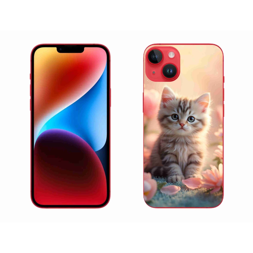 Gél borítás mmCase iPhone 14 Plus készülékhez - aranyos cica 8