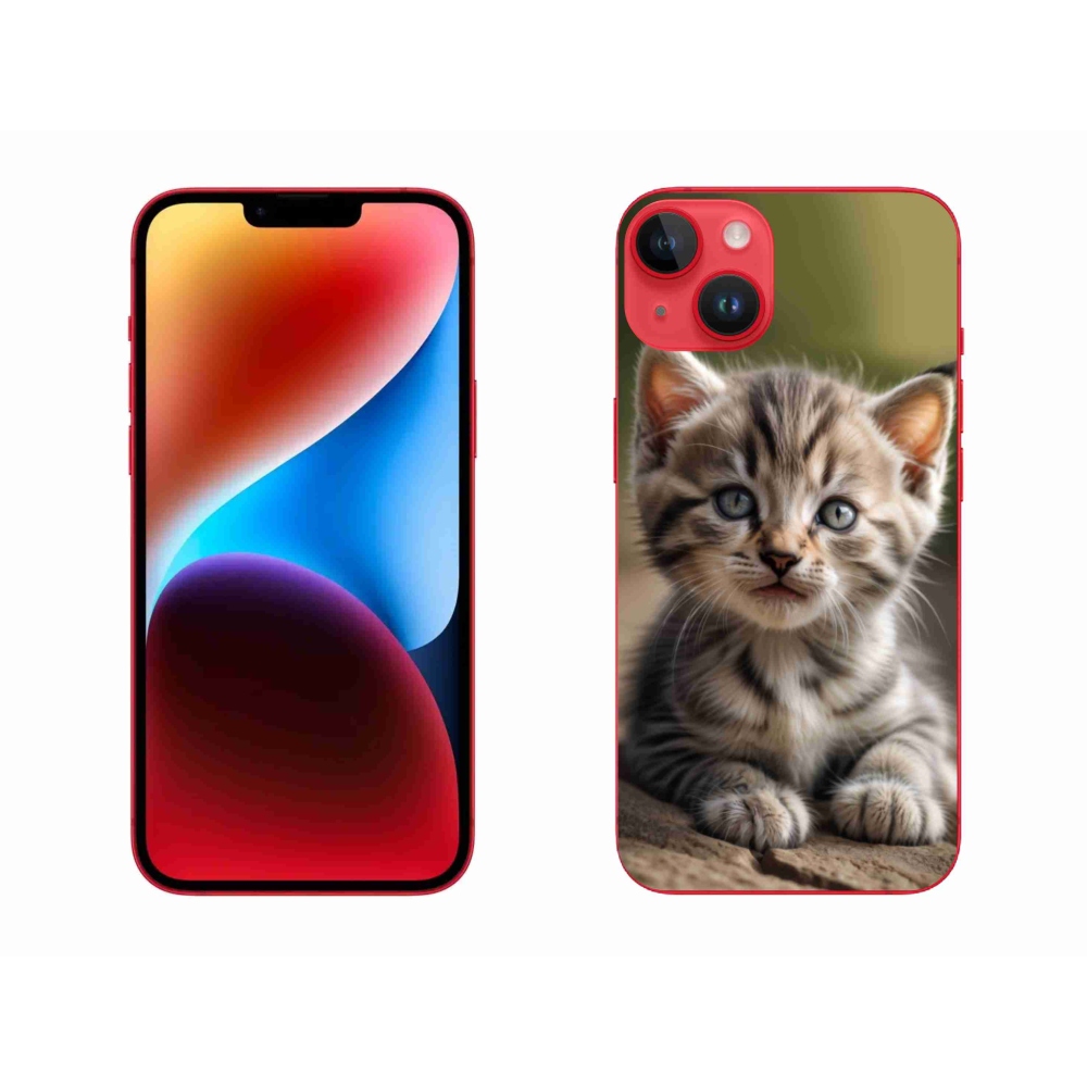 Gél borítás mmCase iPhone 14 Plus készülékhez - aranyos cica 9