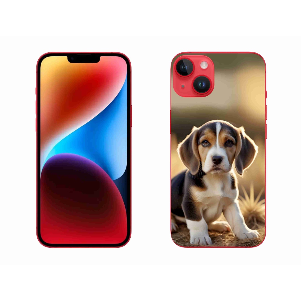 mmCase gél tok az iPhone 14 Plus-hoz – aranyos beagle