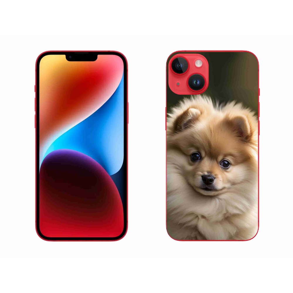 mmCase gél tok az iPhone 14 Plus-hoz – aranyos pomerániai 2