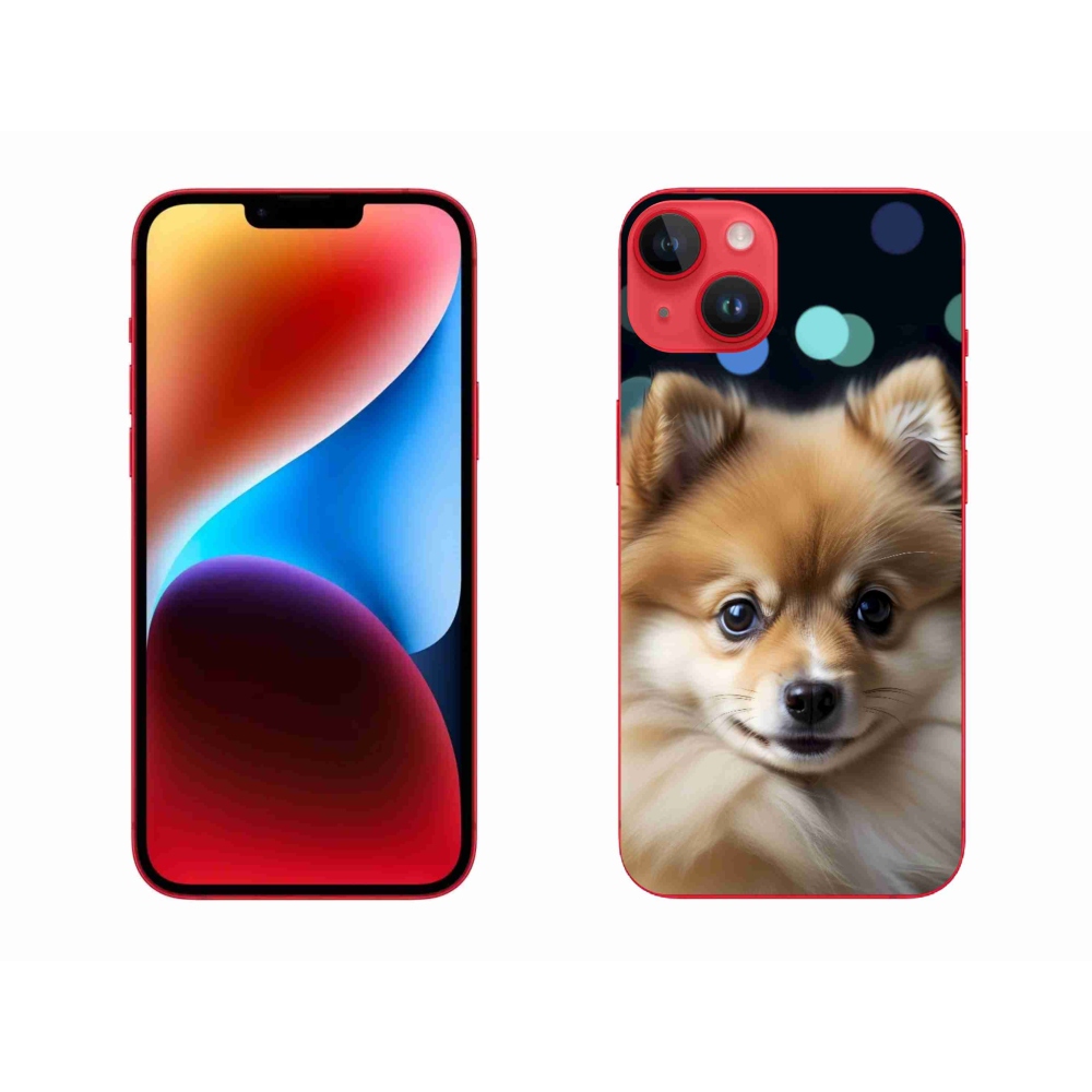 mmCase gél tok az iPhone 14 Plus-hoz – aranyos pomerániai