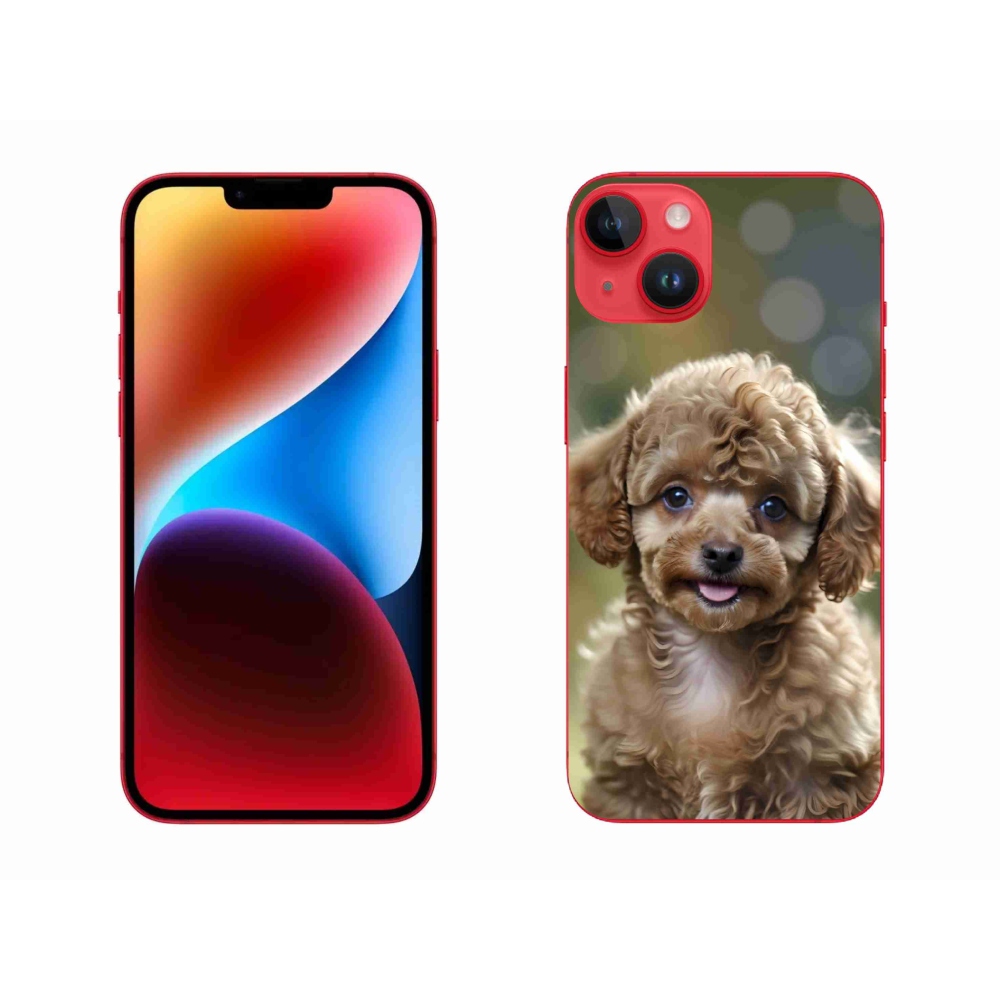 mmCase gél tok az iPhone 14 Plus-hoz – aranyos pudli