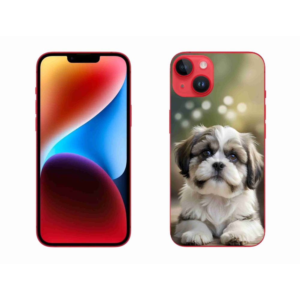 mmCase gél tok az iPhone 14 Plus-hoz – aranyos shih-tzu