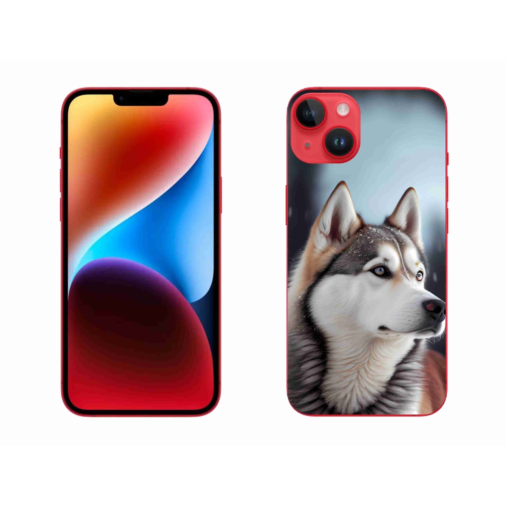 mmCase gél tok az iPhone 14 Plus-hoz – szibériai husky
