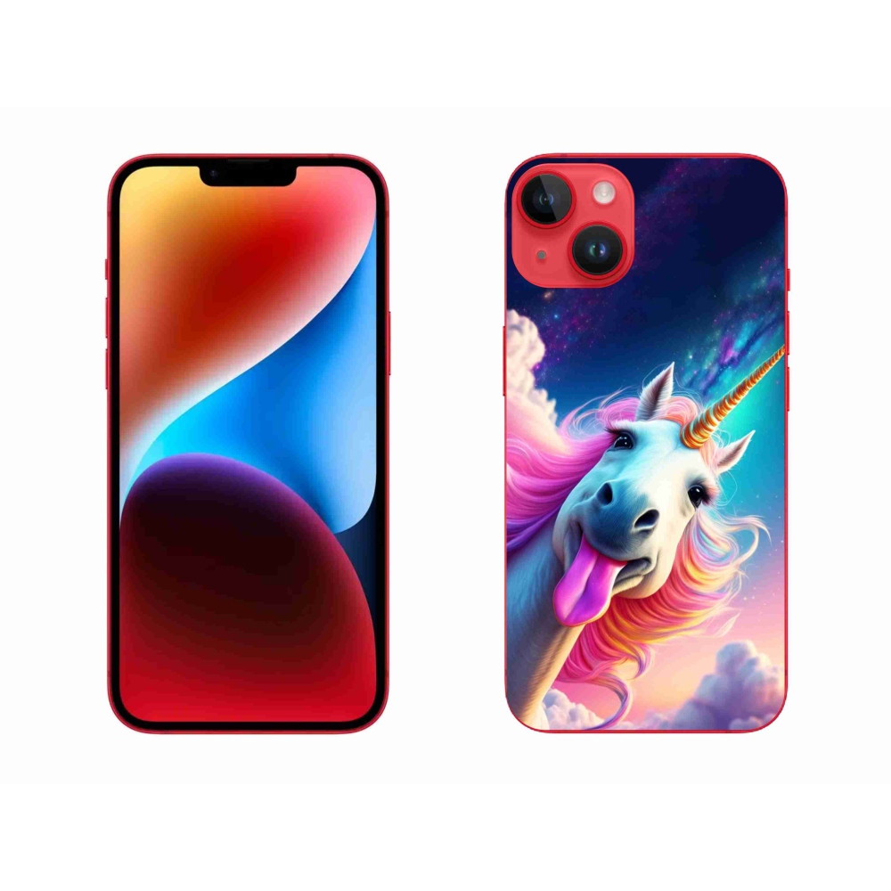 mmCase gél tok az iPhone 14 Plus-hoz – őrült egyszarvú