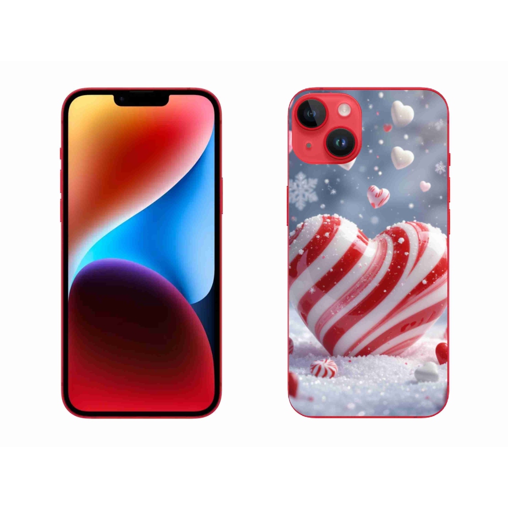 Zselés borítás mmCase iPhone 14 Plus készülékhez - édes szívecske