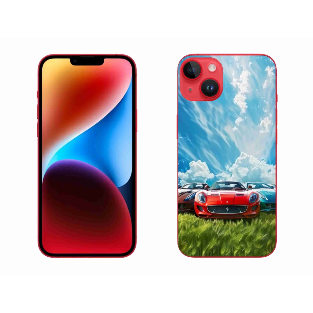 Zselés borítás mmCase iPhone 14 Plus készülékhez - sportkocsik