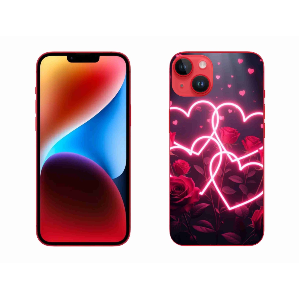 Gél borítás mmCase iPhone 14 Plus készülékhez - Szerelem szíve