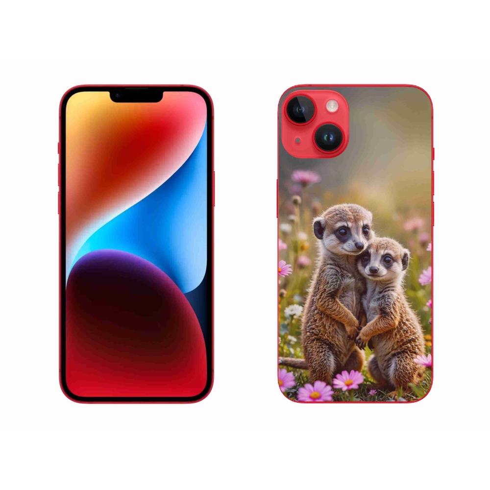 mmCase gél tok az iPhone 14 Plus-hoz – szurikáta-duó
