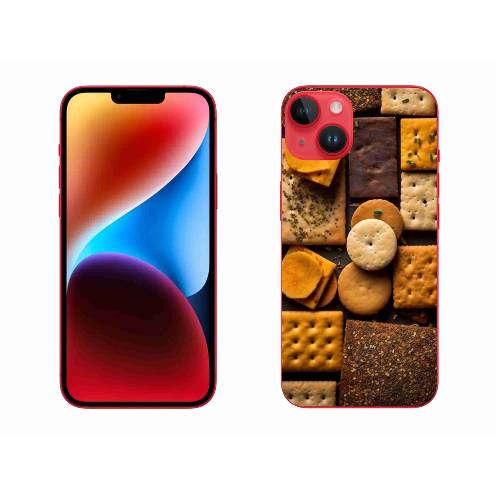 Zselés borítás mmCase iPhone 14 Plus készülékhez - kekszek