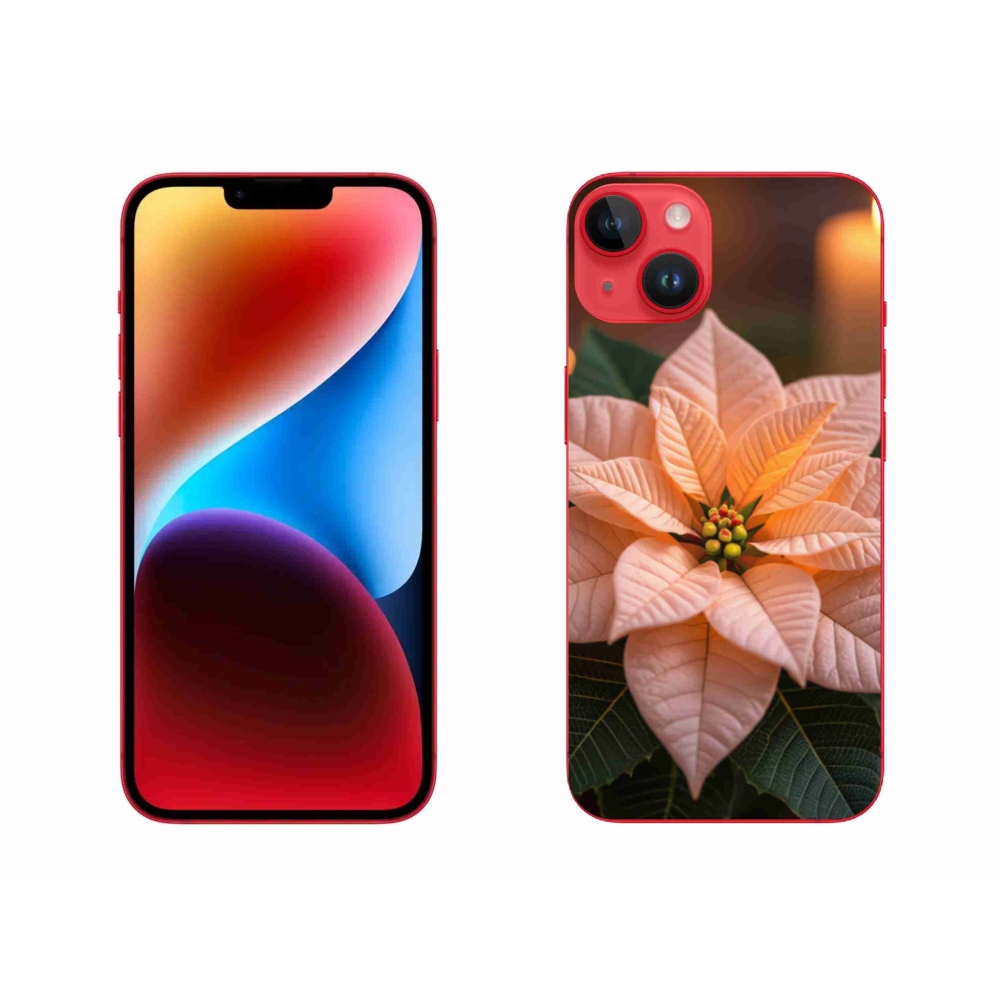 Zselés borítás mmCase iPhone 14 Plus készülékhez - mikulásvirág