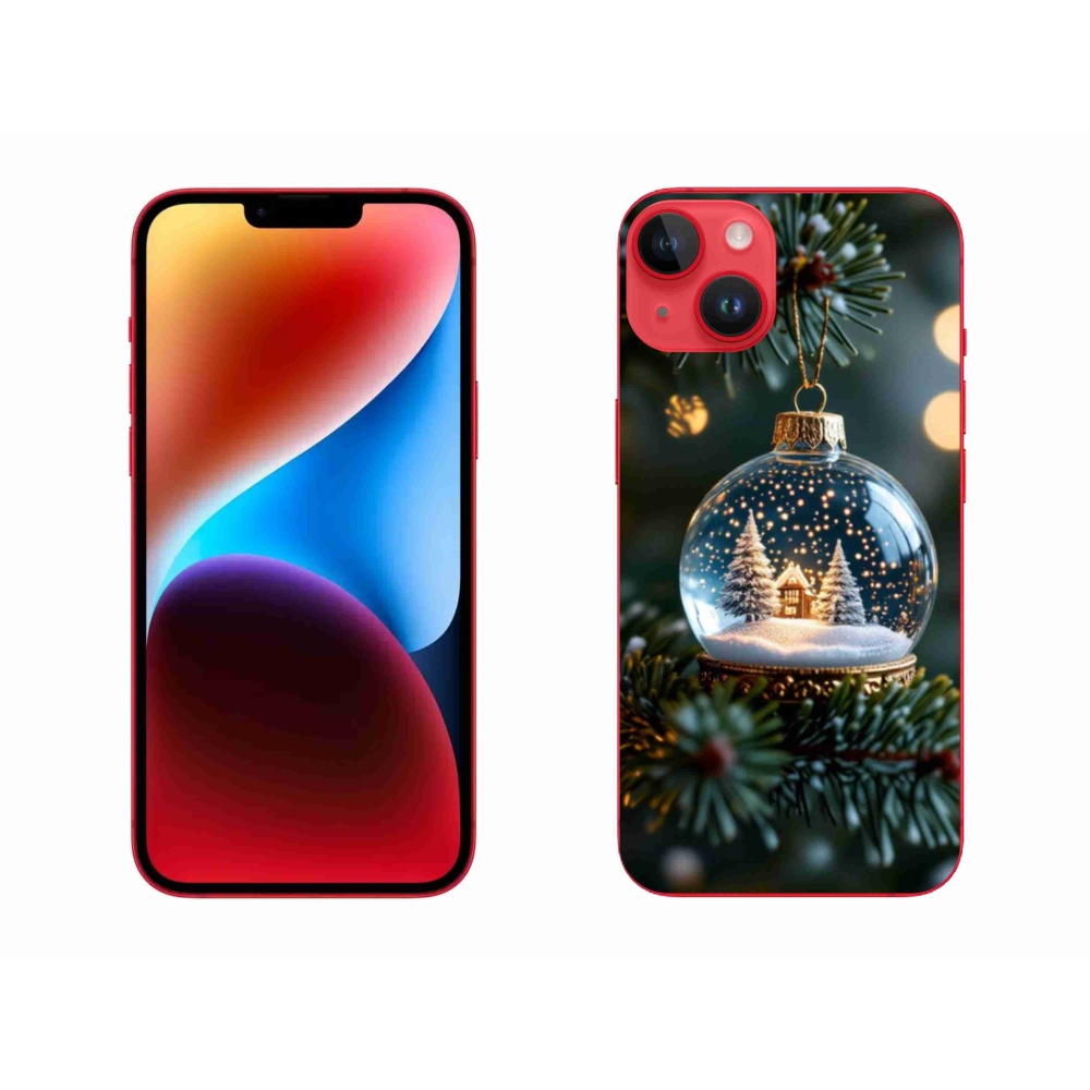 Gél borítás mmCase iPhone 14 Plus készülékhez - Karácsonyi gömbök 2