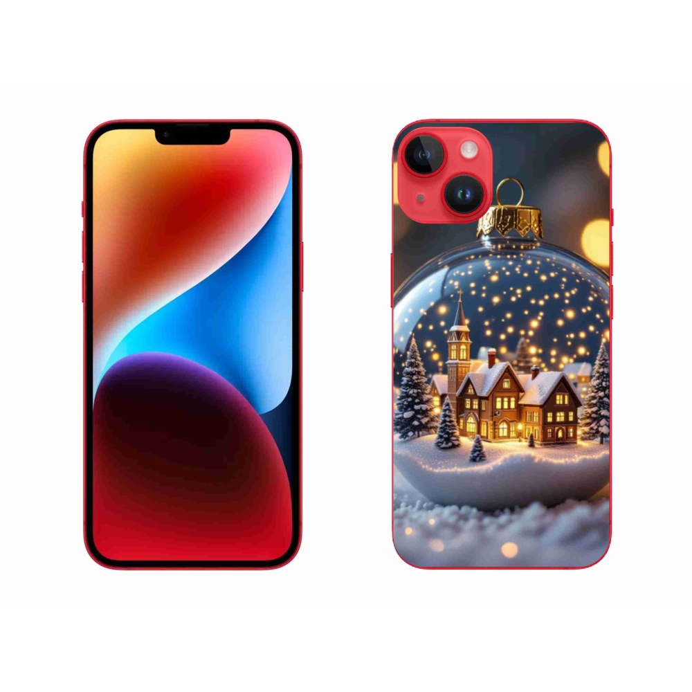 Gél borítás mmCase iPhone 14 Plus készülékhez - Karácsonyi gömbök 4