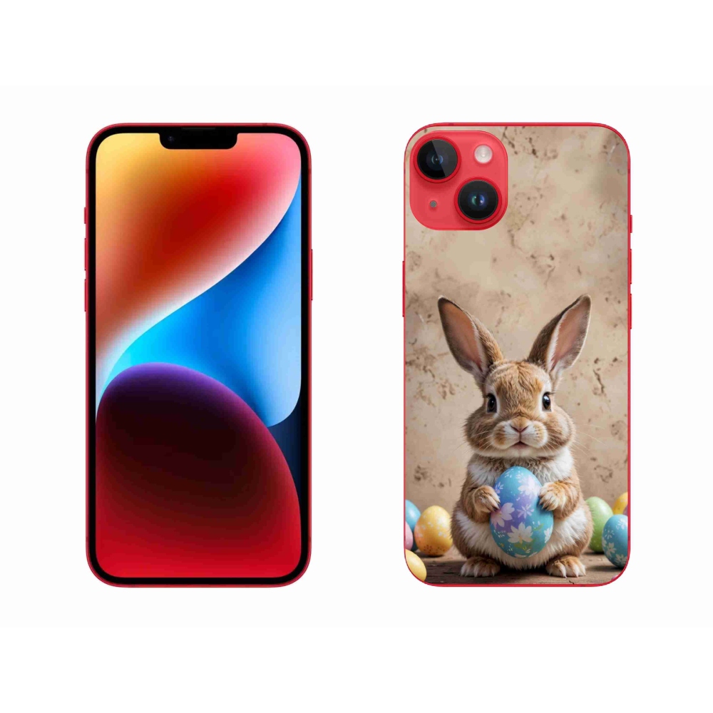 mmCase gél tok az iPhone 14 Plus-hoz – húsvéti nyuszi