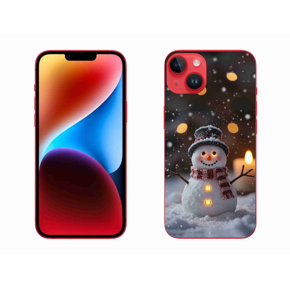 mmCase gél tok az iPhone 14 Plus-hoz – vidám hóember