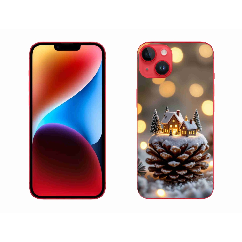 mmCase gél tok az iPhone 14 Plus-hoz – téli falu