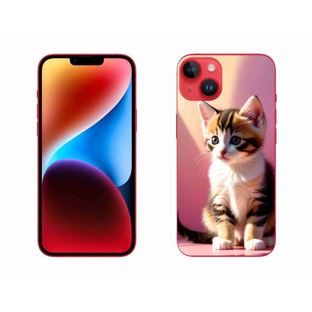 Zselés borítás mmCase iPhone 14 Plus készülékhez - kíváncsi cica 2