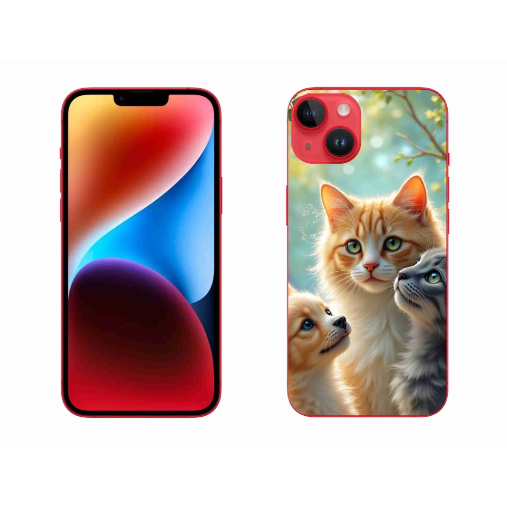 Gél borítás mmCase iPhone 14 Plus készülékhez - Állati barátság 2