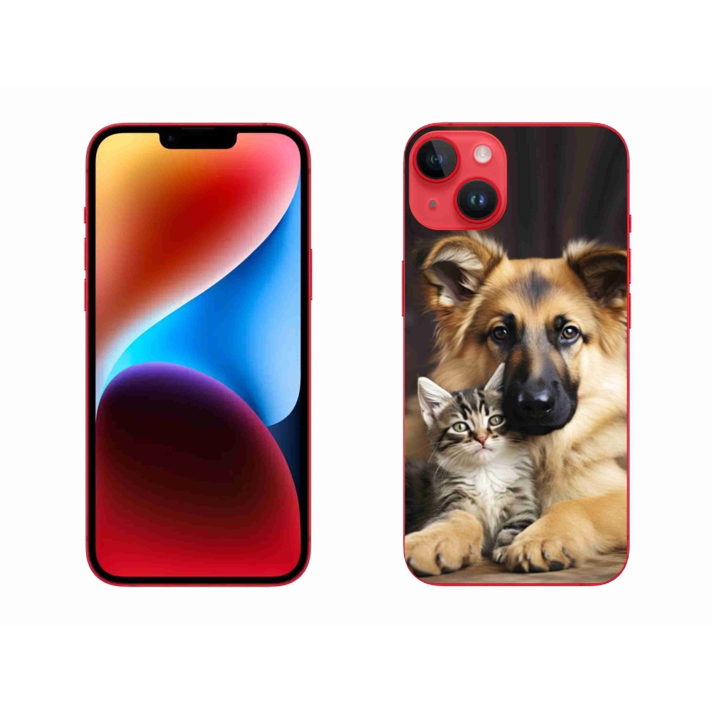 Zselés borítás mmCase iPhone 14 Plus készülékhez - állati barátság