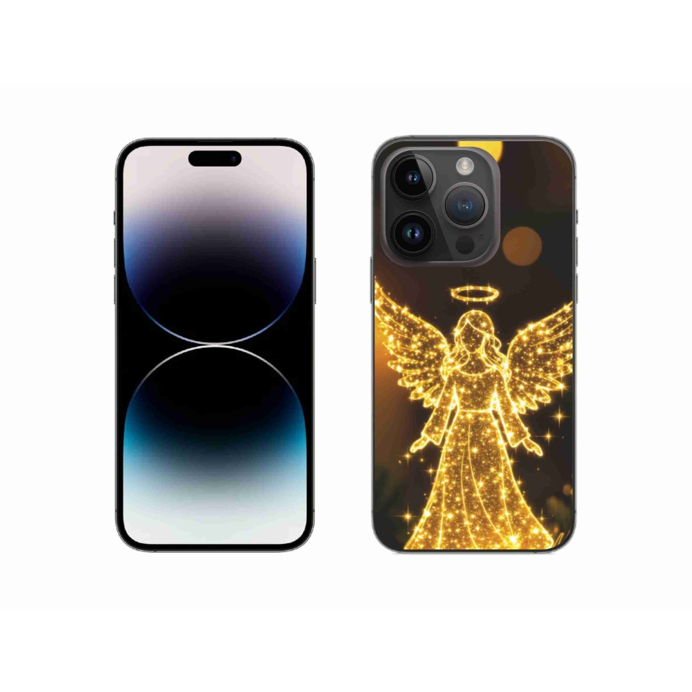 Zselés borítás mmCase iPhone 14 Pro készülékhez - angyalka