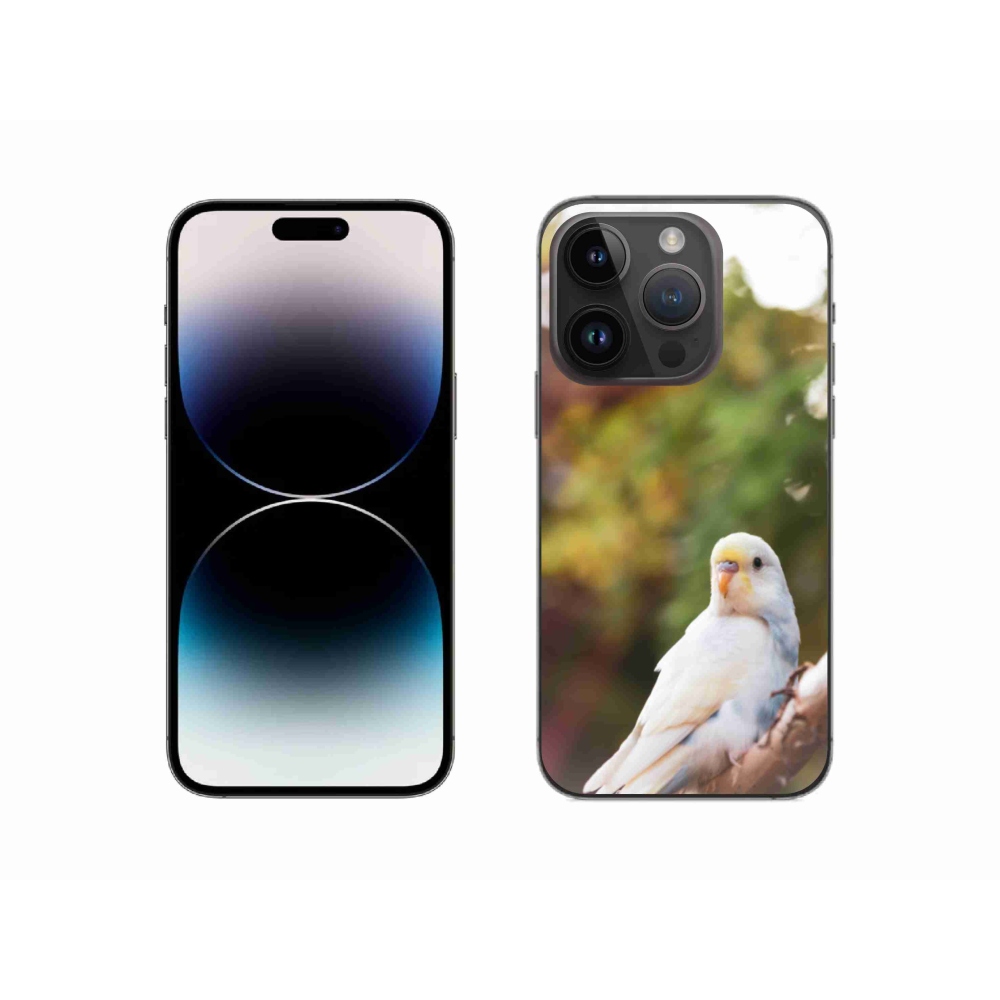 Zselés borítás mmCase iPhone 14 Pro készülékhez - andulka fehér