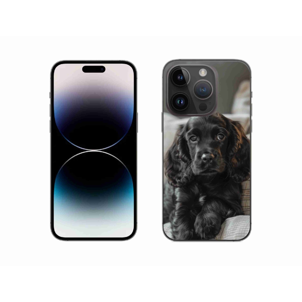Zselés borítás mmCase iPhone 14 Pro készülékhez - Angol Cocker Spániel