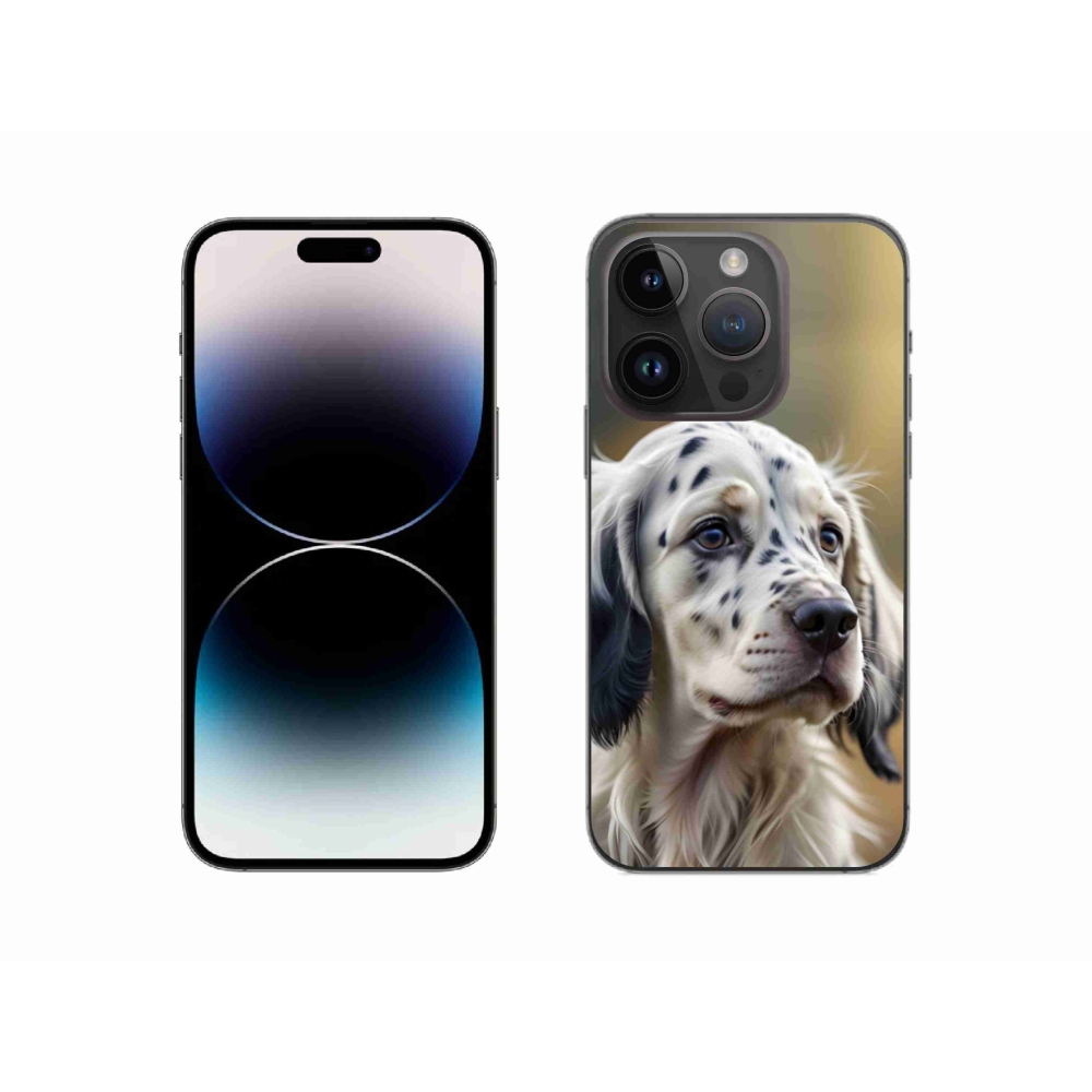 Zselés borítás mmCase iPhone 14 Pro készülékhez - English Setter