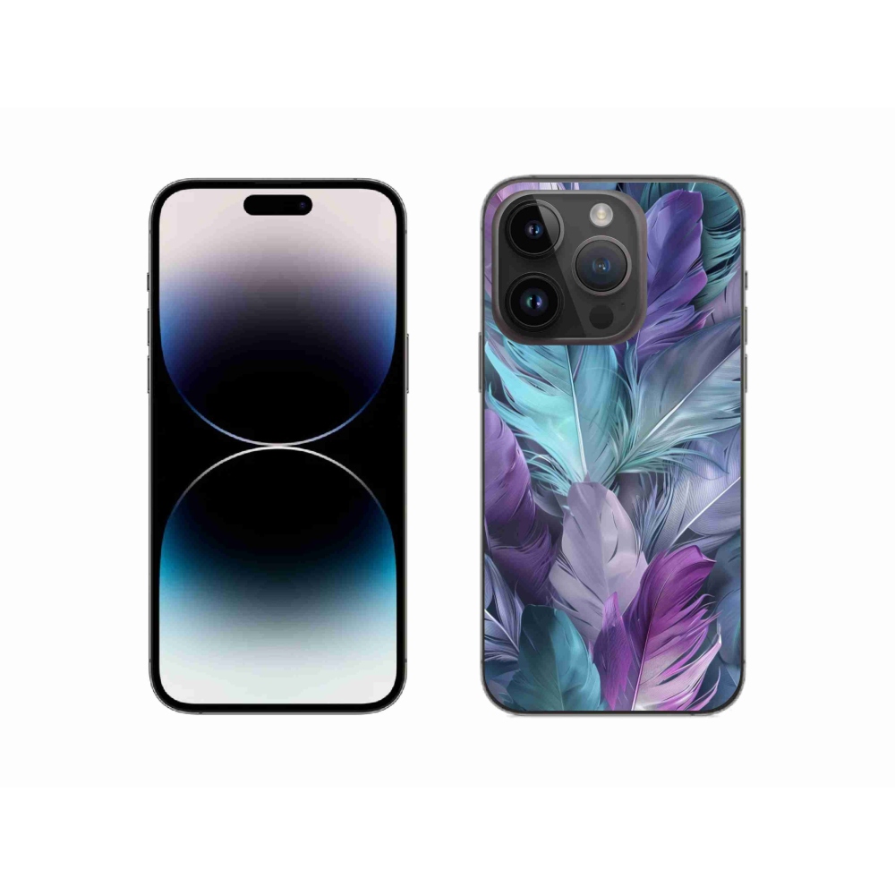 Zselés borítás mmCase iPhone 14 Pro készülékhez - színes toll 2