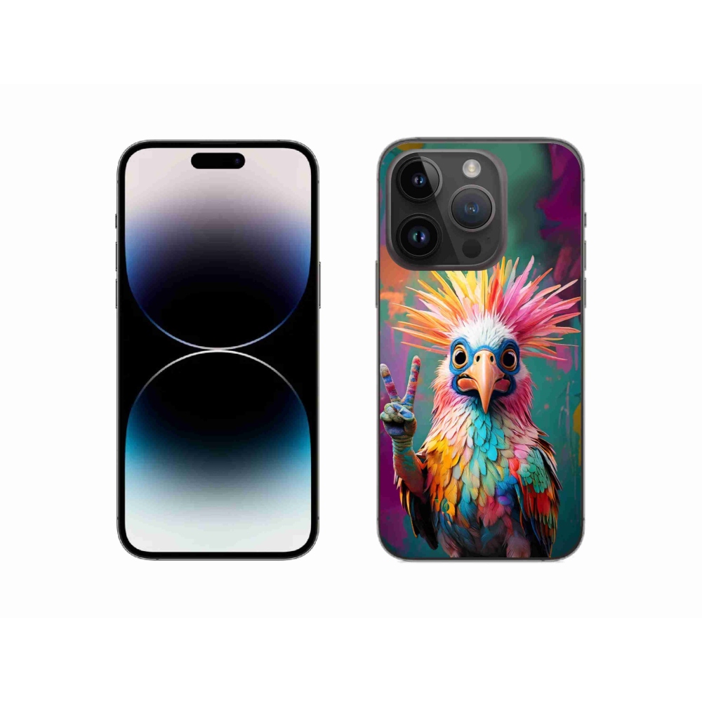 mmCase gél tok az iPhone 14 Pro-hoz – színes lázadó
