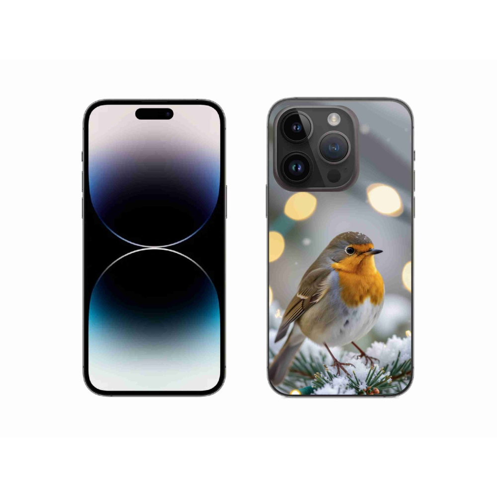 mmCase gél tok az iPhone 14 Pro-hoz – téli vörös