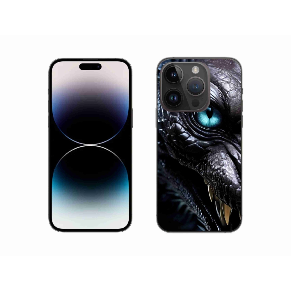 mmCase gél tok az iPhone 14 Pro-hoz – sárkányos mintázat
