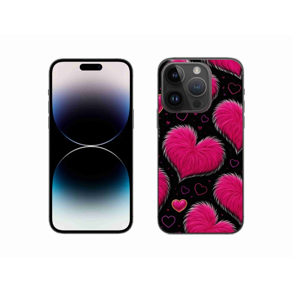 Gél borítás mmCase iPhone 14 Pro készülékhez - puha szív