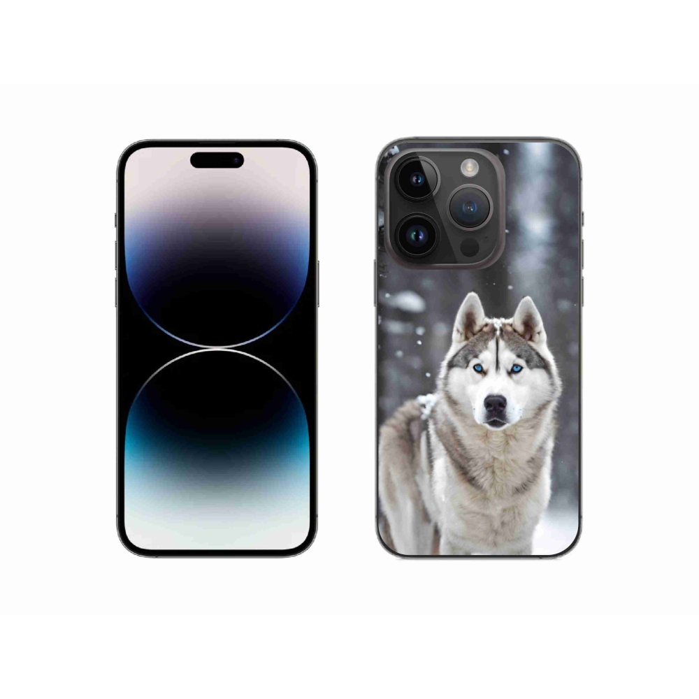 Zselés borítás mmCase iPhone 14 Pro készülékhez - husky 2