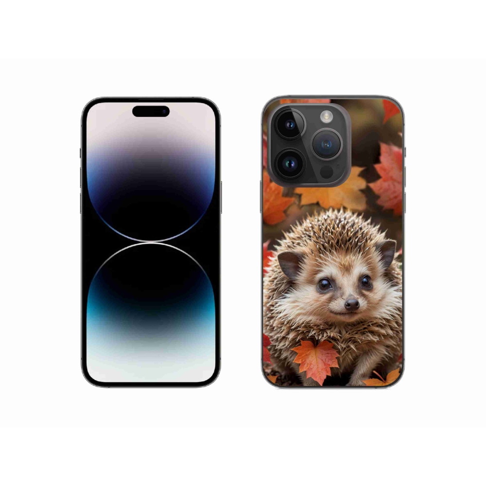 mmCase gél tok az iPhone 14 Pro-hoz – sün a levelek között