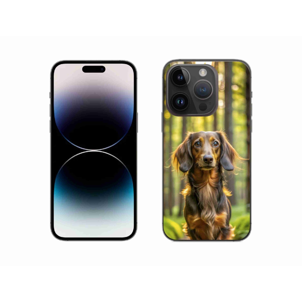Zselés borítás mmCase iPhone 14 Pro készülékhez - tacskó 4