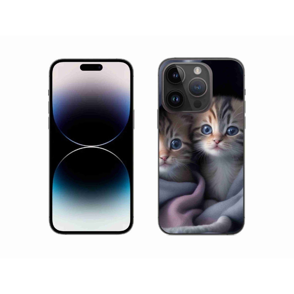 Zselés borítás mmCase iPhone 14 Pro készülékhez - cat duo 2