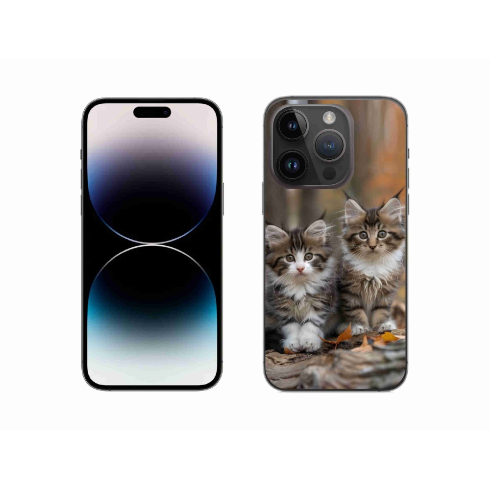 mmCase gél tok az iPhone 14 Pro-hoz – macska-duó 3