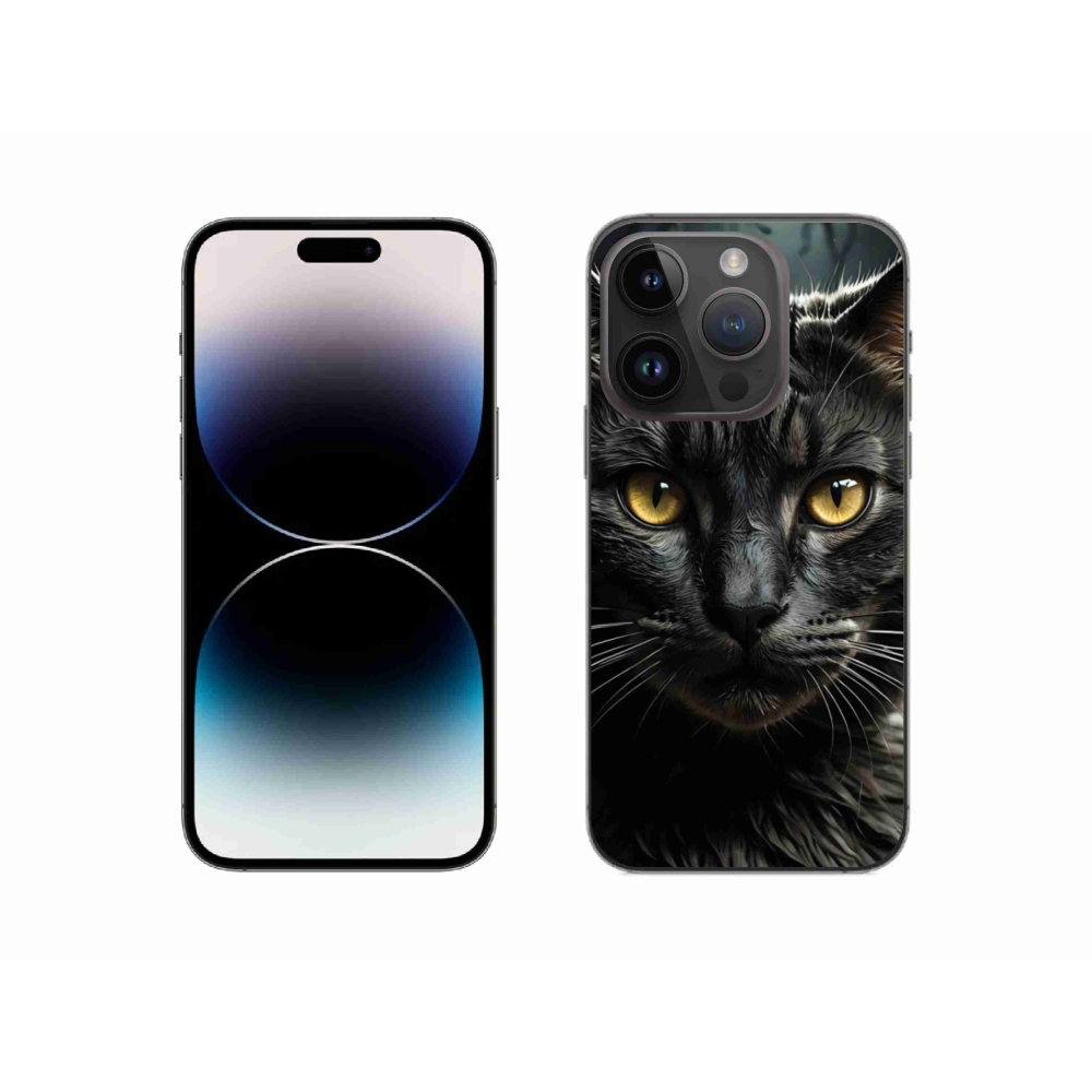 Zselés borítás mmCase iPhone 14 Pro készülékhez - cat view 3