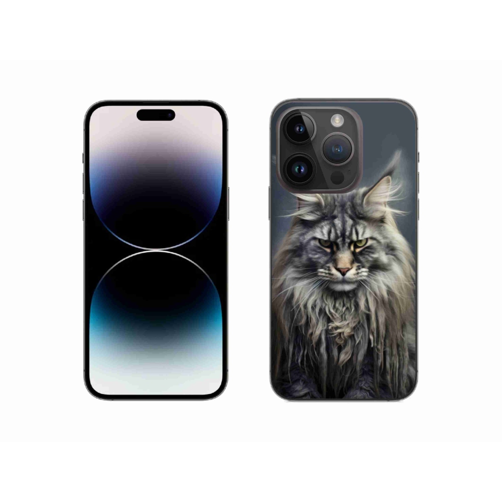 Zselés borítás mmCase iPhone 14 Pro készülékhez - macskaszem nézet 4