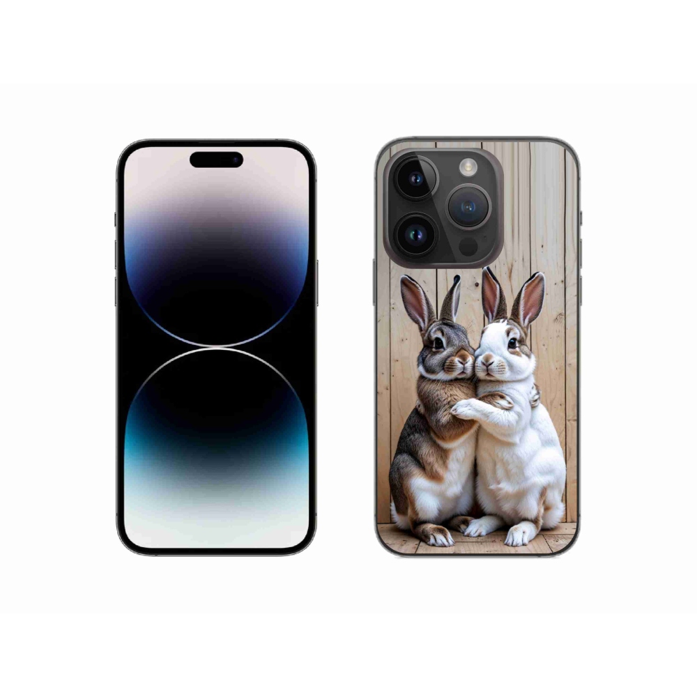 mmCase gél tok az iPhone 14 Pro-hoz – nyúlpár
