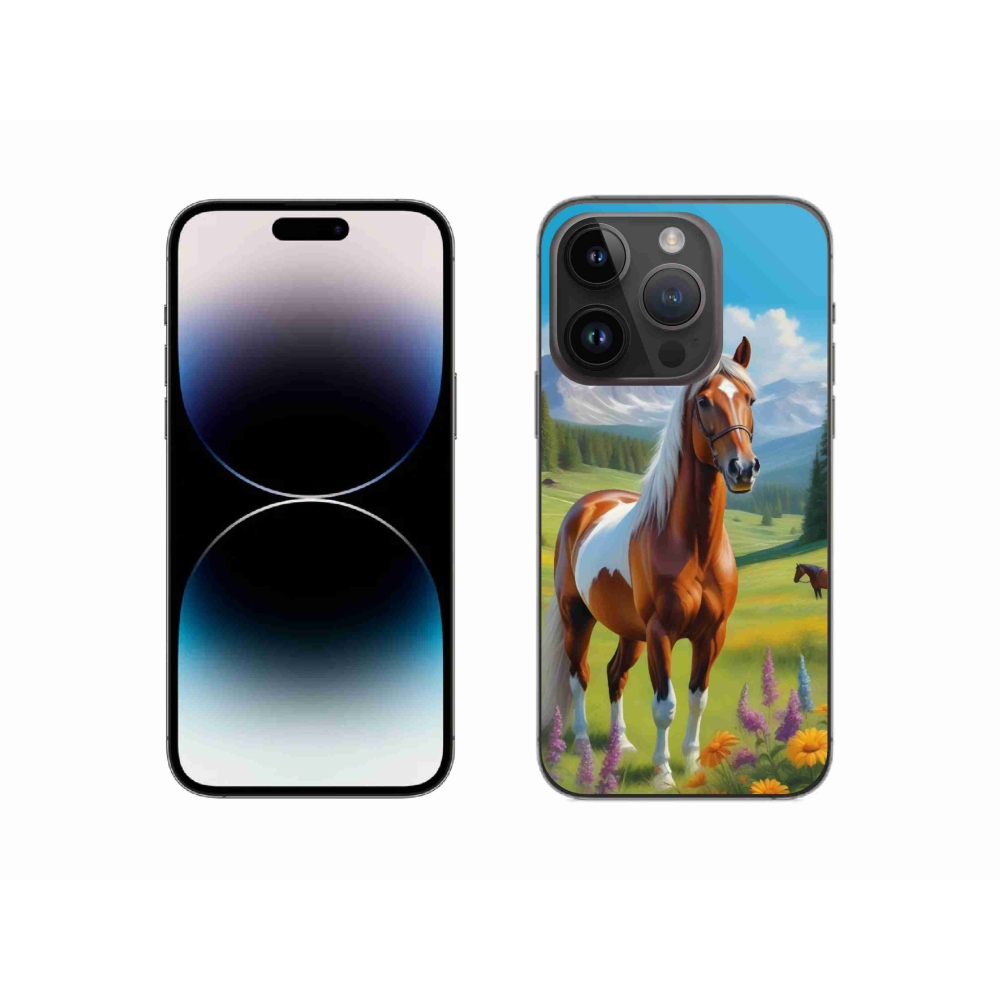 mmCase gél tok az iPhone 14 Pro-hoz – ló a réten