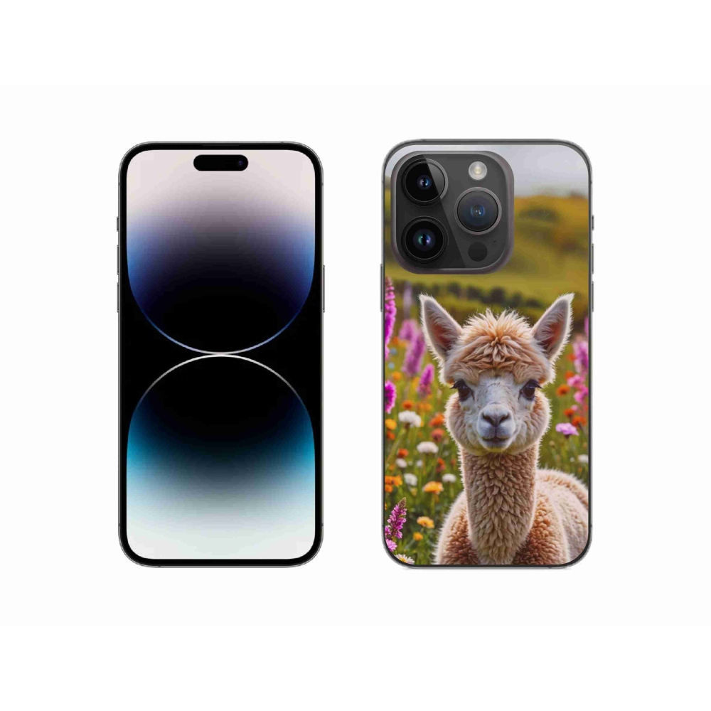 mmCase gél tok az iPhone 14 Pro-hoz – láma a réten