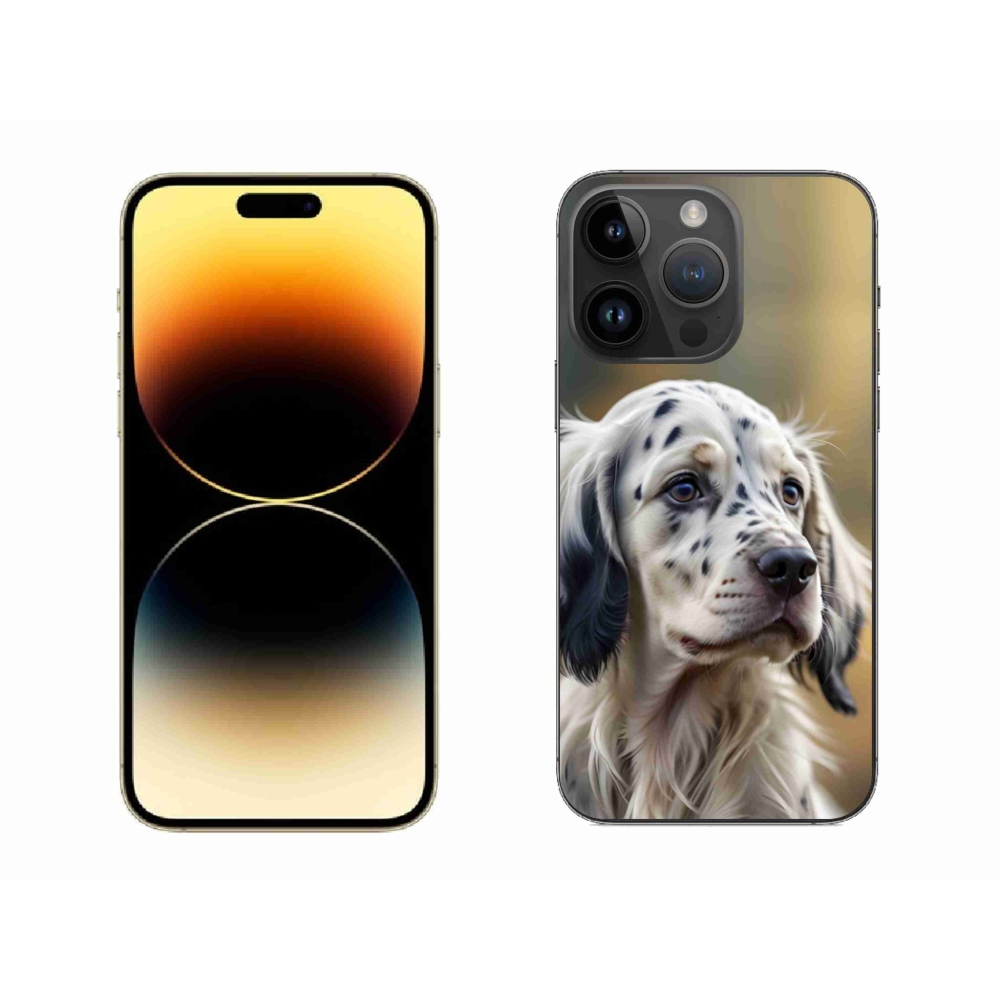 Zselés borítás mmCase iPhone 14 Pro Max készülékhez - English Setter