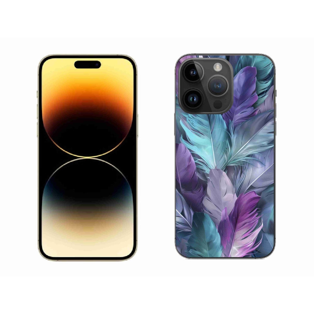 Zselés borítás mmCase iPhone 14 Pro Max készülékhez - színes toll 2