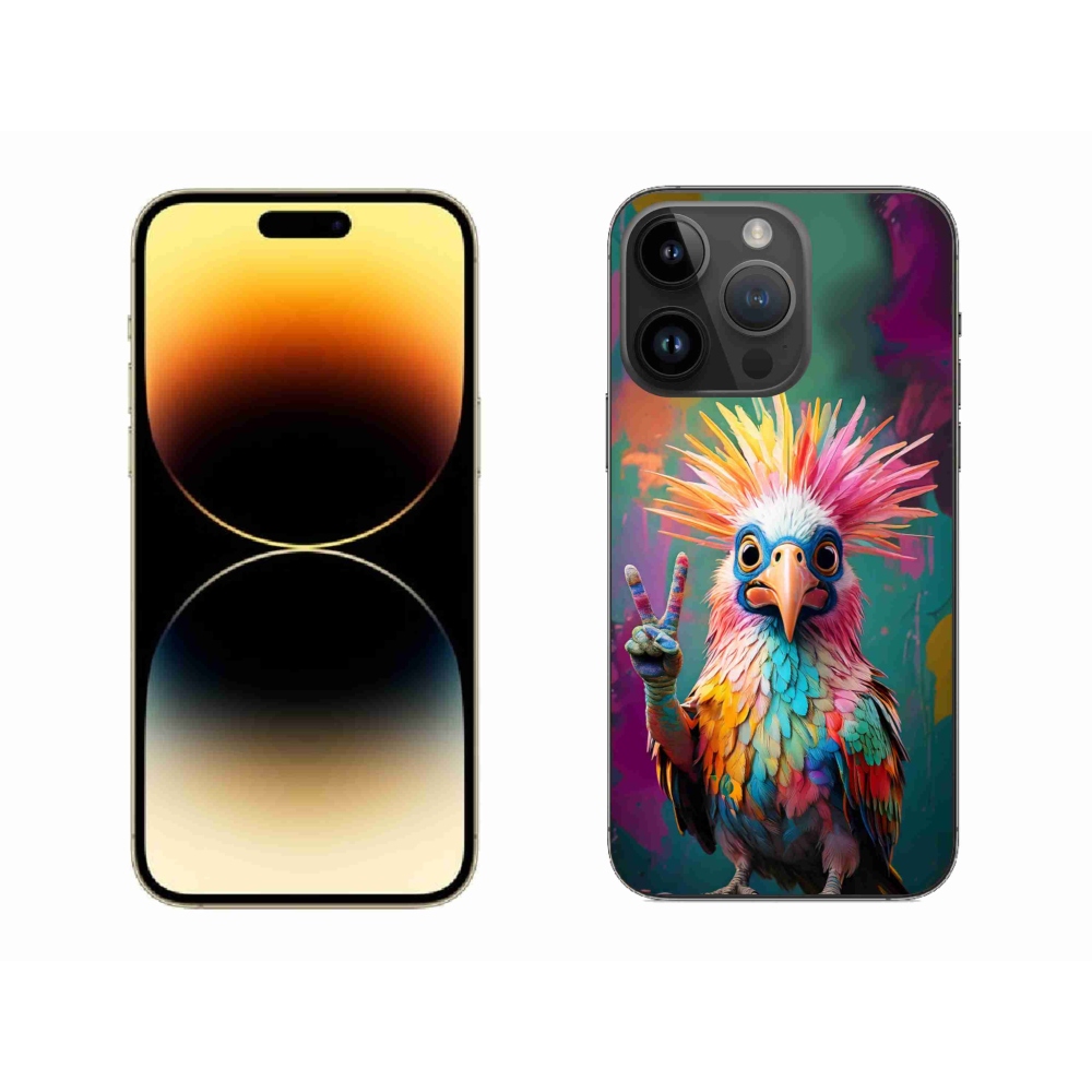 mmCase gél tok az iPhone 14 Pro Max-hoz – színes lázadó