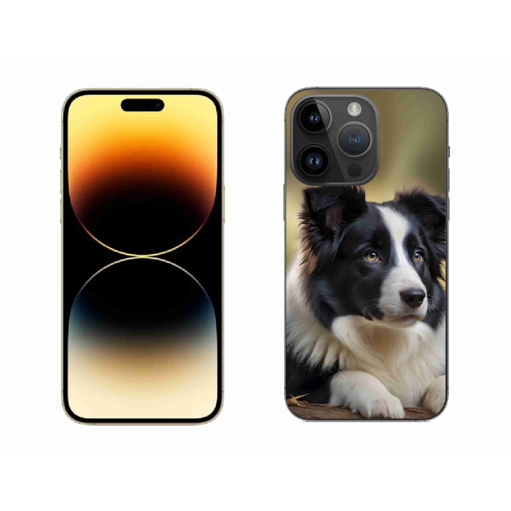 mmCase gél tok az iPhone 14 Pro Max-hoz – border collie 2